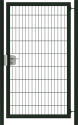Hillfence metalen enkele poort, Premium-line - 100 x 100 cm (b x h) - zwart
