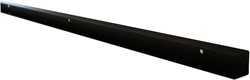 U-profiel / T-profiel afm. 3,5 x 4 x 220 cm, gepoedercoat metaal, zwart RAL9005
