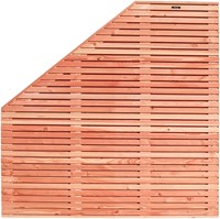 Elan tuinscherm afbouw, afm. 180 x 180/90  cm, douglas