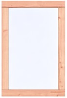 Raam Prestige, 1-ruits/6 ruits - Vuren onbehandeld - vast raam, afm. 84,4 x 126,2 cm