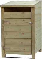 Containerkast enkel, afm. 79,5 x 91 cm, hoogte 129 cm, geimpregneerd noord-europees vuren