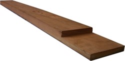 Hardhouten deksloof -12 breed - halfhoutsverbinding - per m1