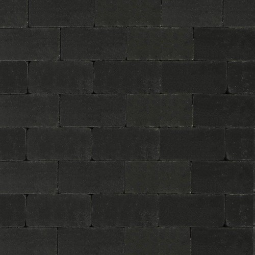 Wallblock Antraciet - 15 x 15 x 30 cm - old (tumbled)