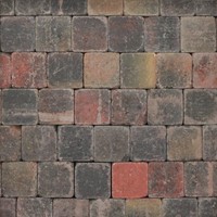 Klinker Tambour Bont - per m2 - 10 x 10 x 6 cm