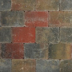 Klinker Tambour Bont - per m2 - 30 x 20 x 6 cm