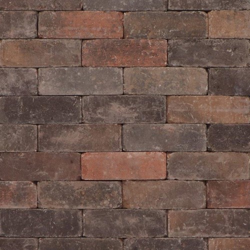Klinker Tambour Oud bont - per m2 - 21 x 7 x 7 cm