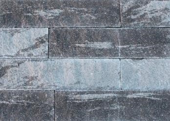Wallblock Zeeuws bont - 12 x 15 x 60 cm - split