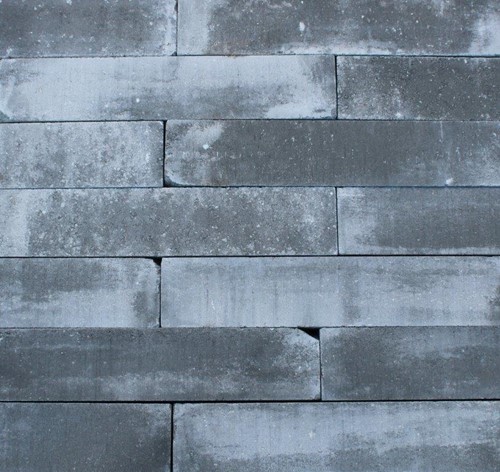 Wallblock Zeeuws bont - 12 x 12 x 60 cm - old