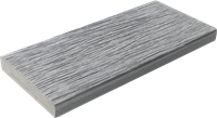 Kantplank zonder groef, Vintage Lunar Grey, plank van 300 cm