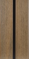 WEO 60 Gevelbekleding composiet - Teak, wb 140 mm, brandklasse D - 290 cm