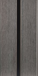 WEO 60 Gevelbekleding composiet - Dark Grey, wb 140 mm, brandklasse D - 290 cm
