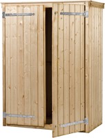 Hillhout tuinkast Zonnebloem, afm. 143 x 72 cm, hoogte 187 cm, geimpregneerd rabat