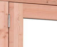Douglas enkele deur Prestige incl. kozijn, 6-ruits, afm. 109 x 221 cm.-2