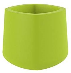 Square Vasija Pot 91x91x80 pistachi, showmodel