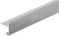 Daktrim recht voor tuinhuis/overkapping plat dak tot afmeting 505 x 350 cm, aluminium-2