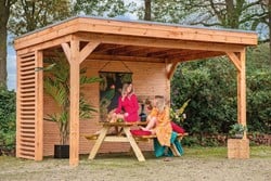 DHZ buitenverblijf Red Class zoutelande afm. 600 x 333 cm