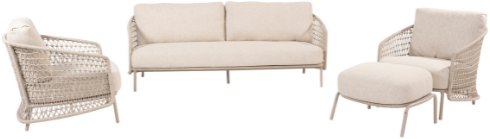 4SO Puccini Latte loungeset, showmodel