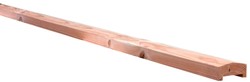 Douglas afdekkap met dakje - plm. 4 x 8,5 cm - lengte 180 cm - onbehandeld