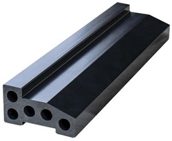 Set 6x Fundamentbalk, composiet, afm. 4 x 7,5 x 300 cm