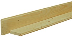 GG-delen, afm.  1,6 x 10 cm (werkend 9), lengte 420 cm, geïmpregneerd vuren