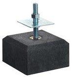 Verstelbare betontegel 18/16x10 cm - antraciet