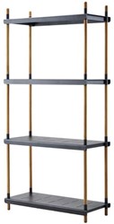 Cane-Line Frame shelving, basismodel hoog, showmodel