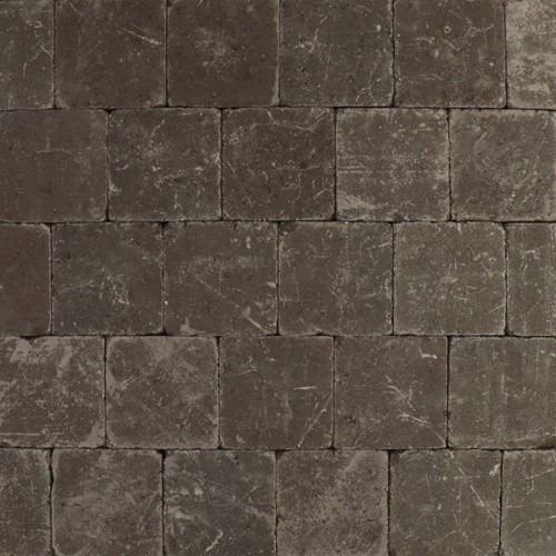 Klinker Tambour Mangaan- per m2 - 20 x 20 x 6 cm