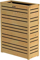 Hillhout Flux bloembak Excellent 90, afm. 70 x 30 x 90 cm (bxdxh), groen geïmpregneerd vuren