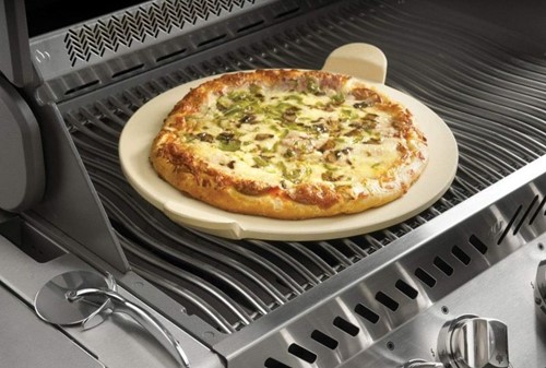 Napoleon PRO pizzasteen met pizzasnijder-2