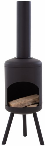RedFire tuinhaard Fuego Small, diam. 30 cm, hoogte 115 cm, zwart staal, op=op