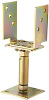 Verstelbare Paalhouder M20 8 x 8 cm plaat kopen
