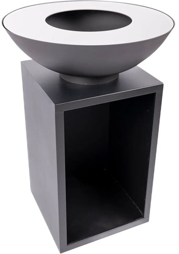 Redfire barbecue Onyx Classic met houtopslag, gepoedercoat metaal, zwart, op=op