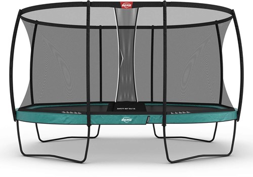 BERG regular trampoline Grand Champion 520 x 350 cm - Safety Net DLX XL - groen
