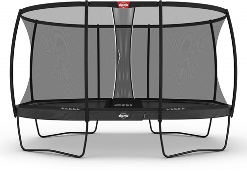 BERG regular trampoline Grand Elite Regular 520 x 350 cm - veiligheidsnet DLX XL - grijs