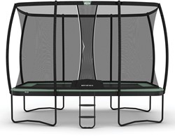 BERG regular trampoline Ultim Champion 410 ECO - op poten  - Safety Net DLX XL