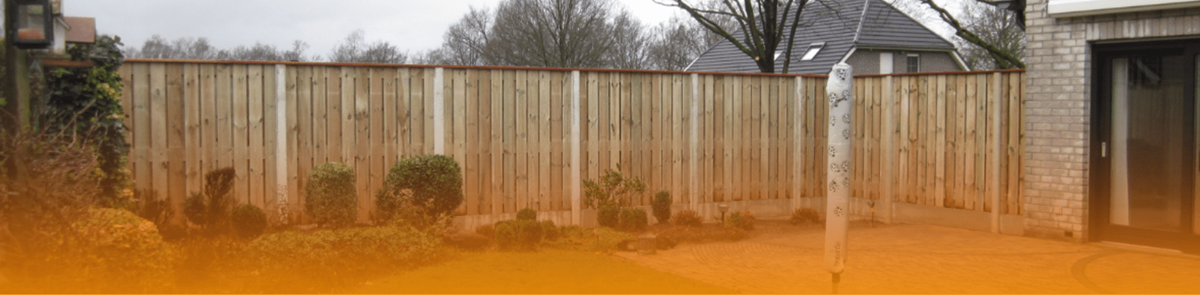 Hout-betonschutting sleufpaal systeem:  keuzehulp en uitleg