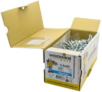 Woodies verpakking, open