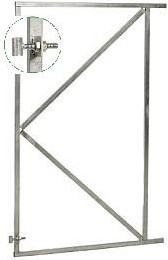 Optie: zwart poortframe & plaatduimen