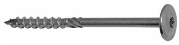 Constructieschroef, afm. 8.0 x 80/50 mm, verzinkt - per stuk