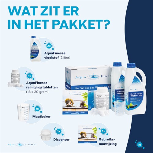 in het pakket