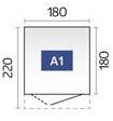 Schets afmetingen AvantGarde A1