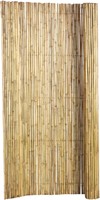 Bamboe tuinscherm op rol, afm. 180 x 100 cm, blank