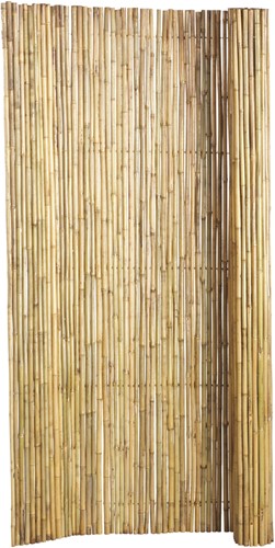 bamboe tuinscherm op rol, afm. 180 x 100 cm, blank