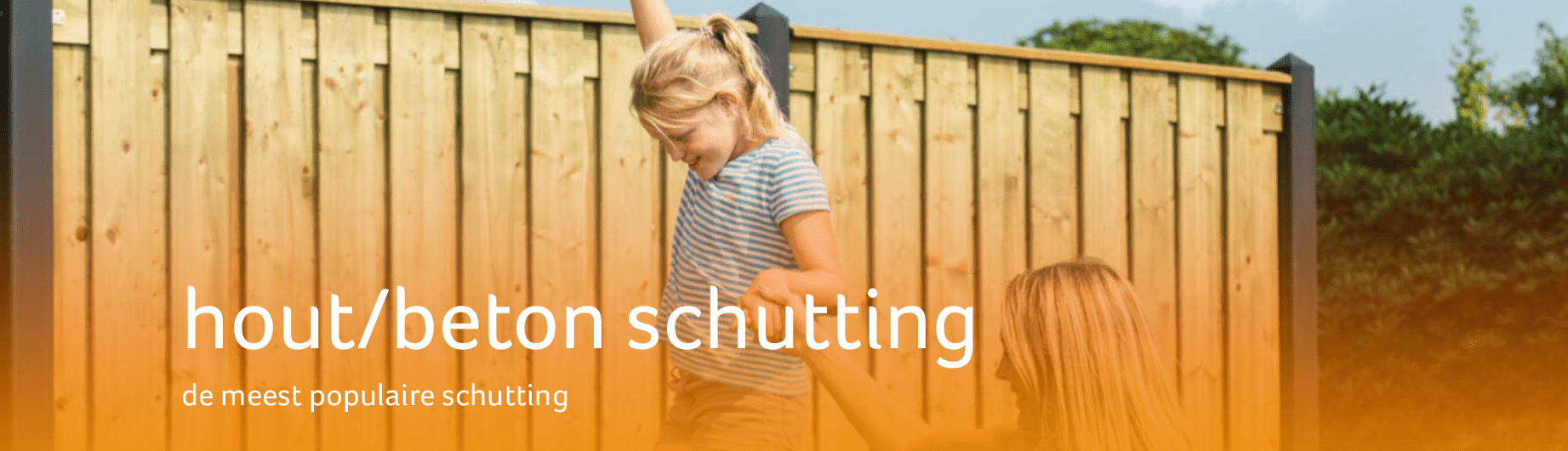 buitengoed - groep 463 hout-betonschutting