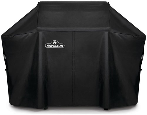 Beschermhoes voor Napoleon barbecue Rogue 525, zijtafels uitgeklapt