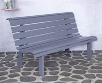 Tuinbank Bella, afm. 150 x 75 x 84 cm - grijs-2