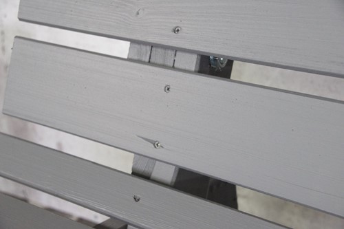 Tuinbank Bella, afm. 150 x 75 x 84 cm - grijs-3