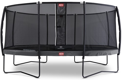 BERG regular trampoline Grand Champion 520 x 350 cm - Safety Net Deluxe - grijs 