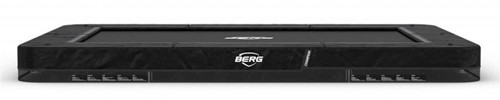 BERG Sports inground trampoline Ultim Champion, afm. 330 x 220 cm - zonder veiligheidsnet - zwart