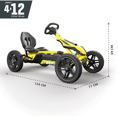 BERG skelter Rally DRT Yellow 3 versnellingen-3